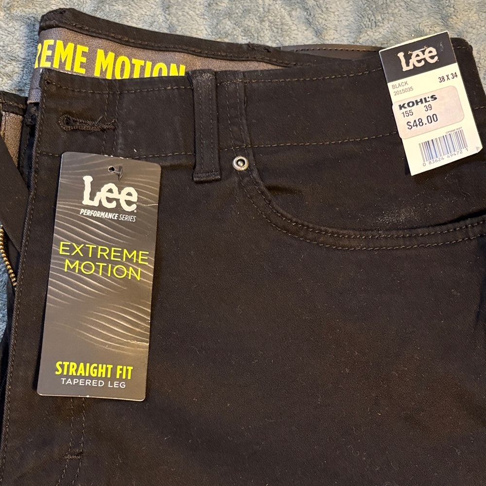 Lee Men's Dark Straight Fit Jeans